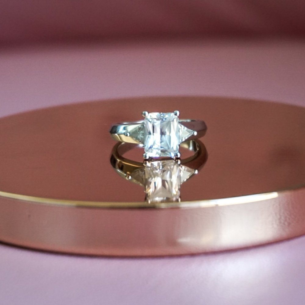 Emerald Cut Engagement Ring